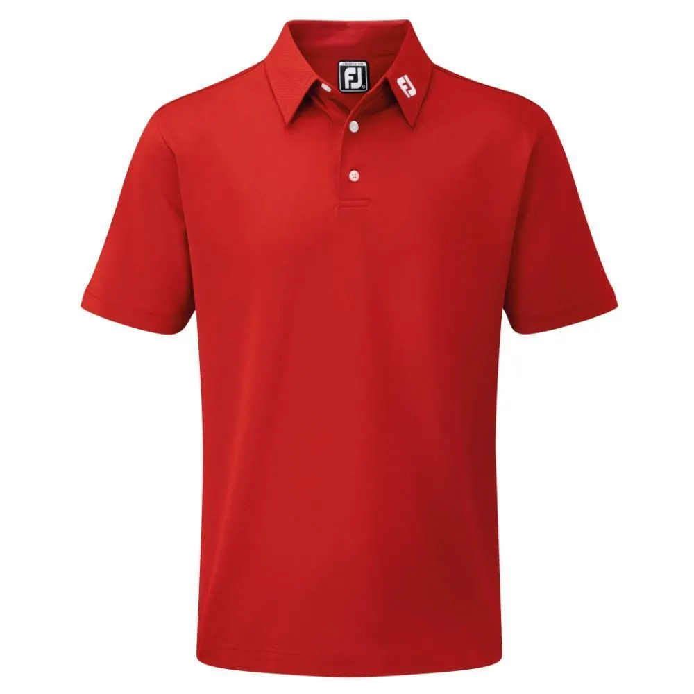 FootJoy Men's Stretch Pique Solid Golf Polo Shirt 2 FootJoy Men's Stretch Pique Solid Golf Polo Shirt - Image 2