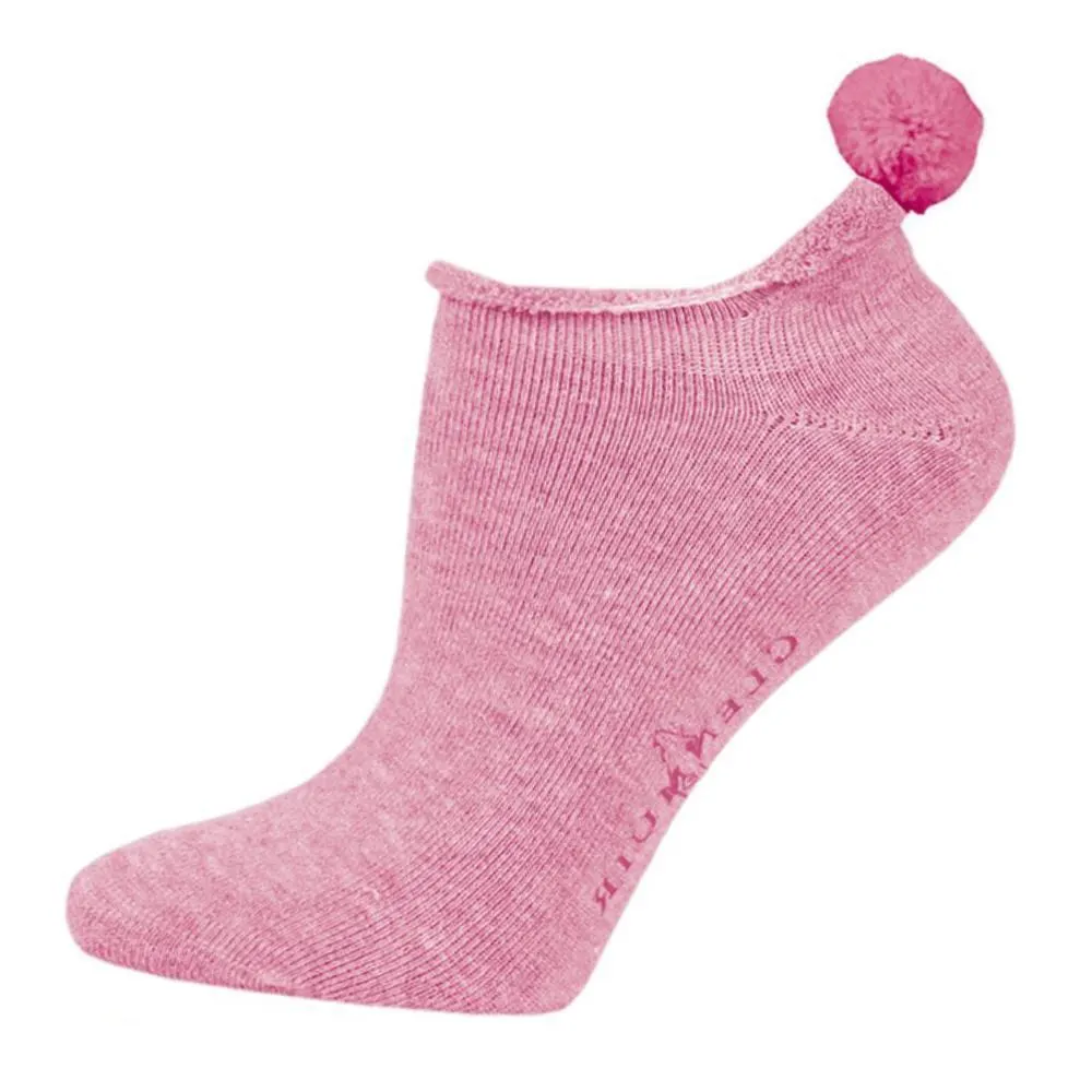 Glenmuir Ladies PomPom Golf Socks 1 Glenmuir Ladies PomPom Golf Socks