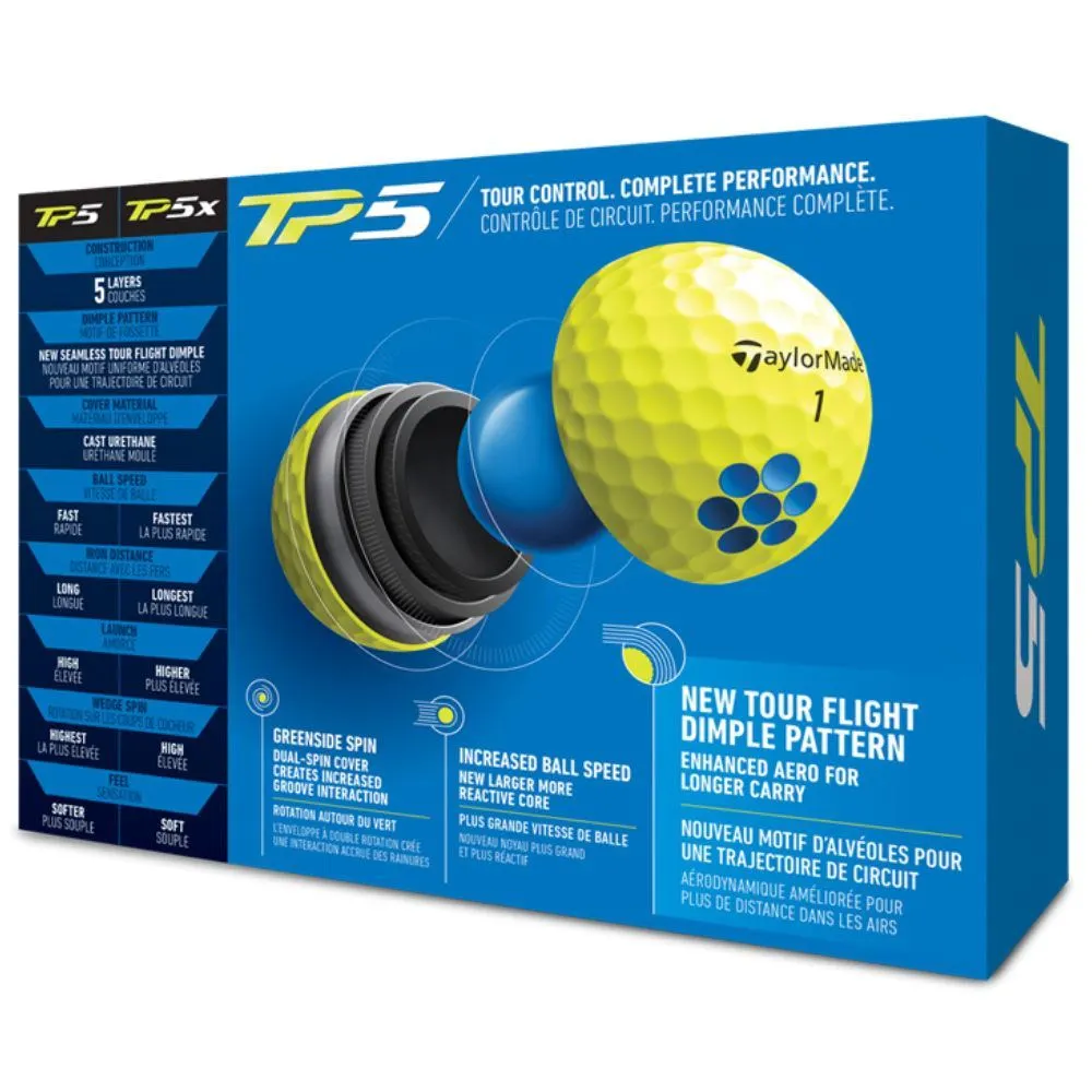 TaylorMade TP5 Golf Balls 6 TaylorMade TP5 Golf Balls - Image 6