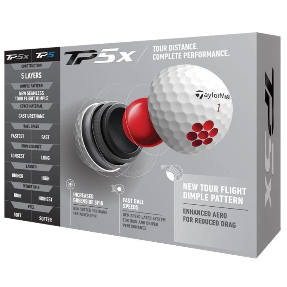 TaylorMade TP5x Golf Balls 5 TaylorMade TP5x Golf Balls - Image 5