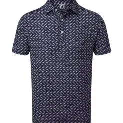 FootJoy Men's Leaping Dolphins Print Lisle Golf Polo Shirt -Clothing Shop 0074792 footjoy mens leaping dolphins print lisle golf polo shirt