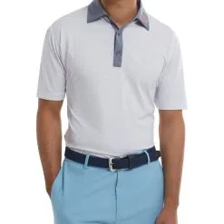 FootJoy Men's Diamond Dot Print Lisle Golf Polo Shirt -Clothing Shop 0074819 footjoy mens diamond dot print lisle golf polo shirt