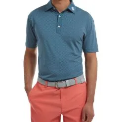 FootJoy Men's Diamond Dot Print Lisle Golf Polo Shirt -Clothing Shop 0074820 footjoy mens diamond dot print lisle golf polo shirt