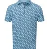 FootJoy Men's Shadow Palm Print Golf Polo Shirt