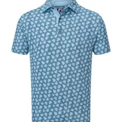 FootJoy Men's Shadow Palm Print Golf Polo Shirt