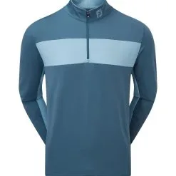 FootJoy Men's Engineered Chest Stripe Chill-Out Golf Midlayer 19 FootJoy Men's Engineered Chest Stripe Chill-Out Golf Midlayer -Clothing Shop 0074859 footjoy mens engineered chest stripe chill out golf midlayer