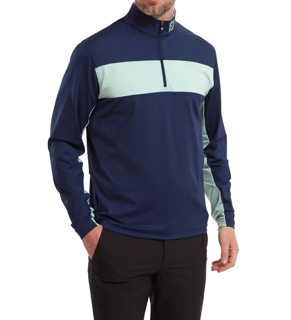 FootJoy Men's Engineered Chest Stripe Chill-Out Golf Midlayer 2 FootJoy Men's Engineered Chest Stripe Chill-Out Golf Midlayer - Image 2