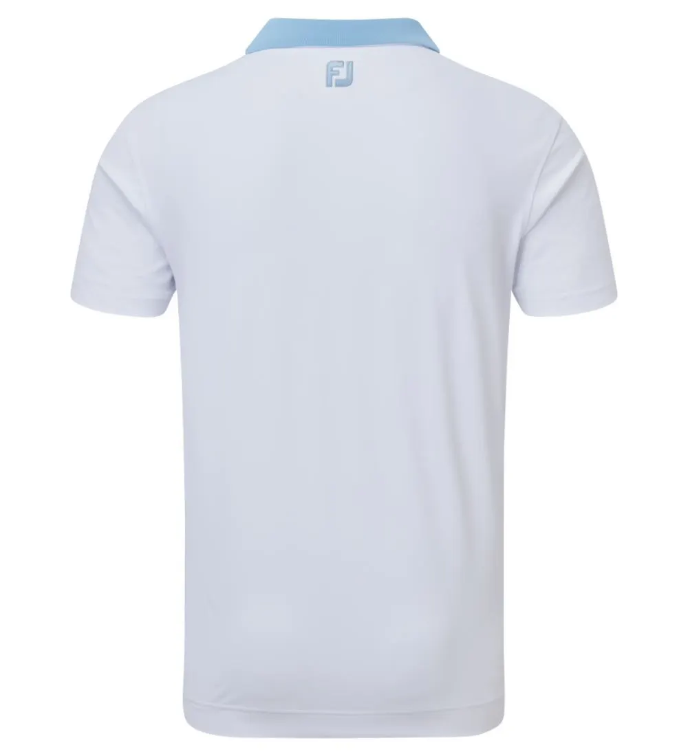 FootJoy Men's Solid Stripe Placket Pique Golf Polo Shirt 7 FootJoy Men's Solid Stripe Placket Pique Golf Polo Shirt - Image 7