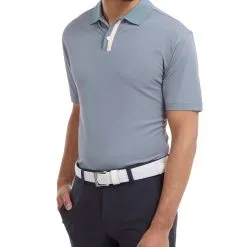 FootJoy Men's Solid Stripe Placket Pique Golf Polo Shirt 22 FootJoy Men's Solid Stripe Placket Pique Golf Polo Shirt -Clothing Shop 0074906 footjoy mens solid stripe placket pique golf polo shirt