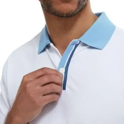 FootJoy Men's Solid Stripe Placket Pique Golf Polo Shirt 29 FootJoy Men's Solid Stripe Placket Pique Golf Polo Shirt -Clothing Shop 0074913 footjoy mens solid stripe placket pique golf polo shirt