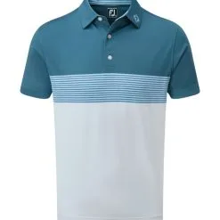 FootJoy Men's Colour Block Pique Golf Polo Shirt -Clothing Shop 0075003 footjoy mens colour block pique golf polo shirt