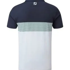 FootJoy Men's Colour Block Pique Golf Polo Shirt -Clothing Shop 0075005 footjoy mens colour block pique golf polo shirt