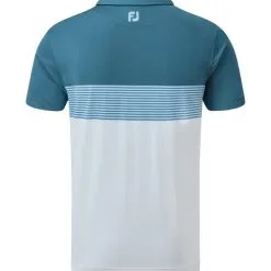 FootJoy Men's Colour Block Pique Golf Polo Shirt -Clothing Shop 0075007 footjoy mens colour block pique golf polo shirt