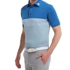 FootJoy Men's Colour Block Pique Golf Polo Shirt -Clothing Shop 0075012 footjoy mens colour block pique golf polo shirt