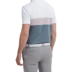 FootJoy Men's Colour Block Pique Golf Polo Shirt -Clothing Shop 0075014 footjoy mens colour block pique golf polo shirt
