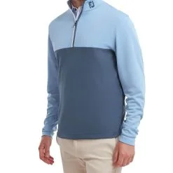 FootJoy Men's Colour Block Chill-Out Golf Midlayer -Clothing Shop 0075074 footjoy mens colour block chill out golf midlayer