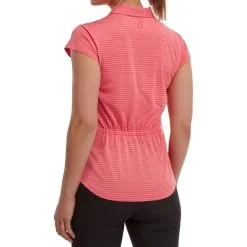 FootJoy Ladies Tonal Stripe Lisle Golf Polo Shirt -Clothing Shop 0075217 footjoy ladies tonal stripe lisle golf polo shirt
