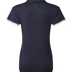 FootJoy Ladies Watercolour Trim Pique Golf Polo Shirt 14 FootJoy Ladies Watercolour Trim Pique Golf Polo Shirt -Clothing Shop 0075223 footjoy ladies watercolour trim pique golf polo shirt