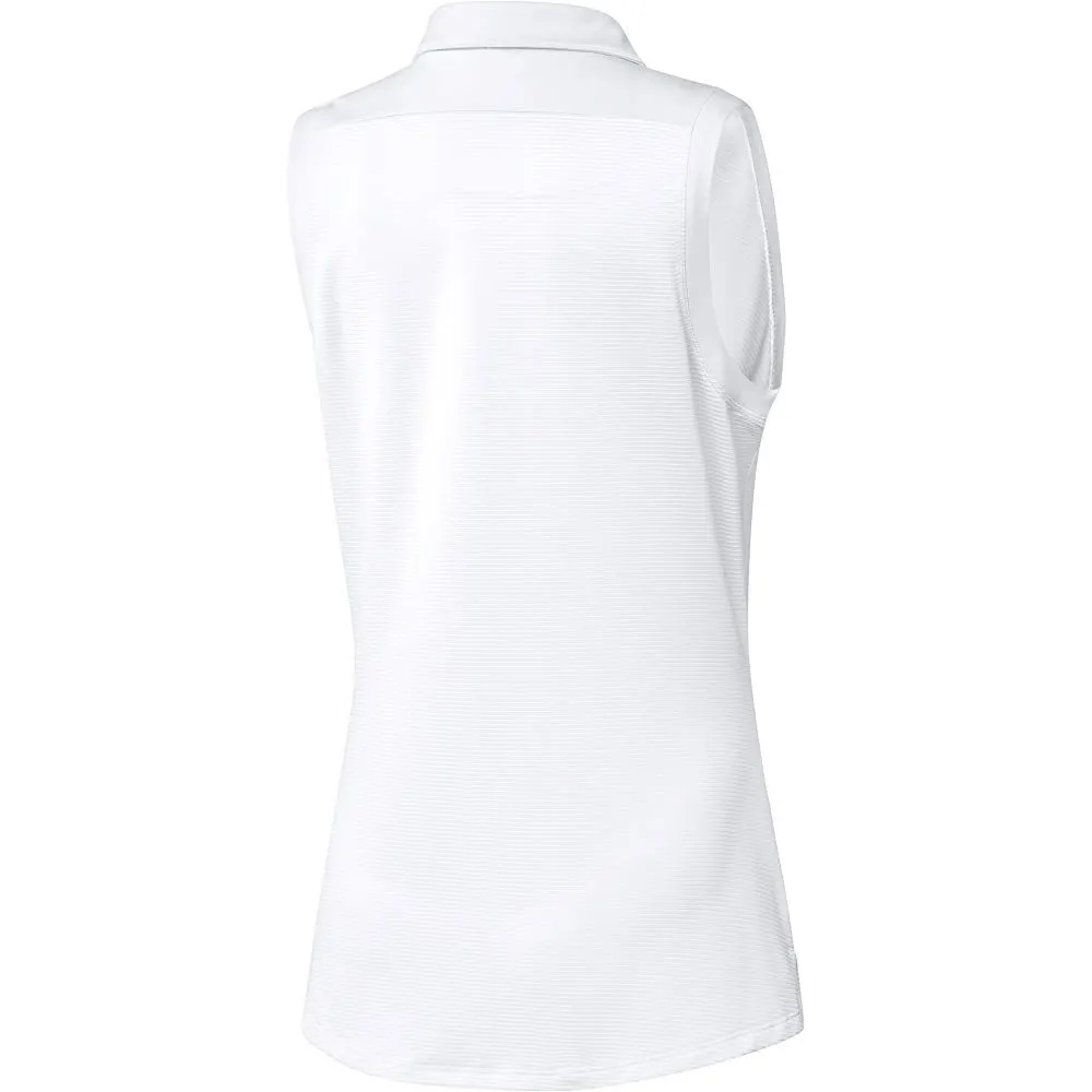 Adidas Ladies Primeblue Sleeveless Golf Polo Shirt 4 Adidas Ladies Primeblue Sleeveless Golf Polo Shirt - Image 4