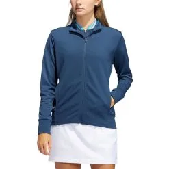 Adidas Ladies Textured Full Zip Golf Jacket -Clothing Shop 0076946 adidas ladies textured full zip golf jacket