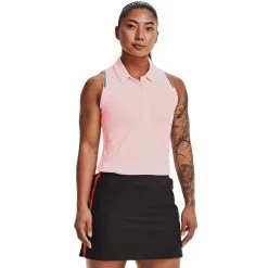 Under Armour Ladies Zinger Point Sleeveless Golf Polo Shirt -Clothing Shop 0077154 under armour ladies zinger point sleeveless golf polo shirt