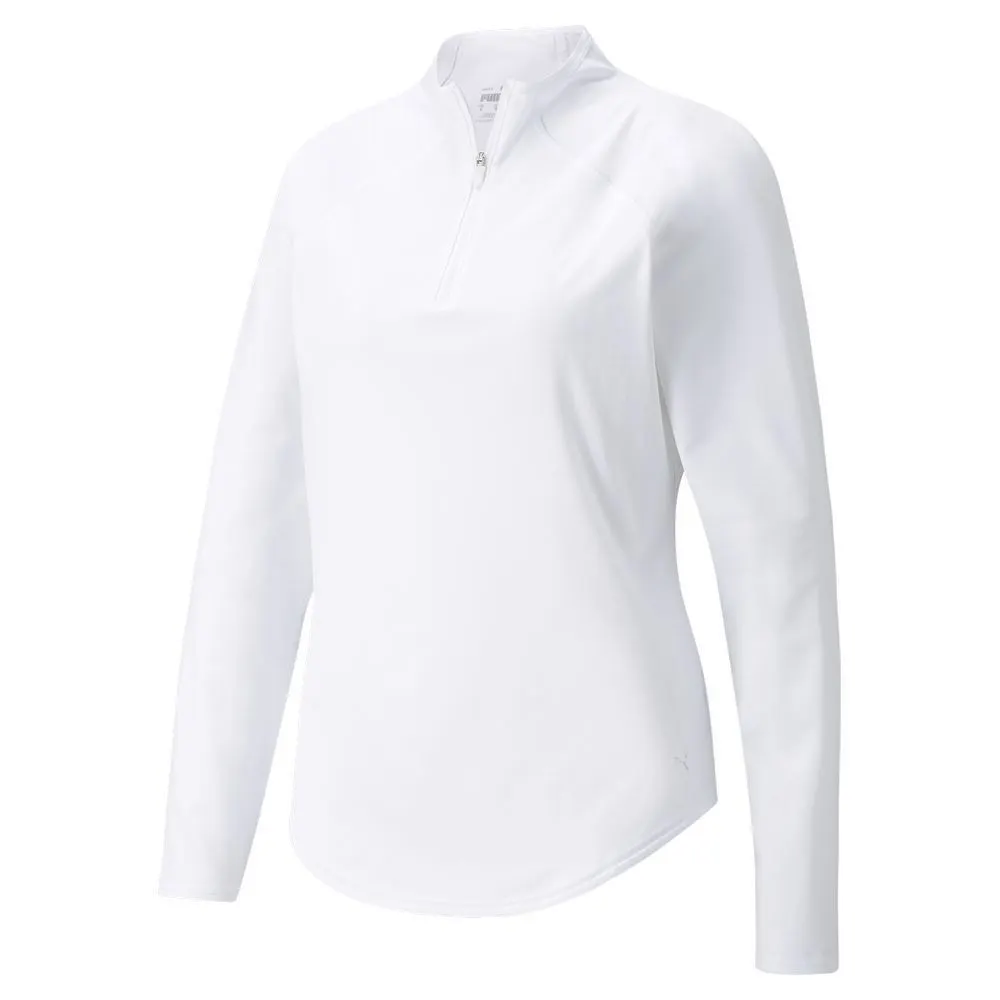 Puma Ladies Shine 1/4-Zip Golf Midlayer 1 Puma Ladies Shine 1/4-Zip Golf Midlayer