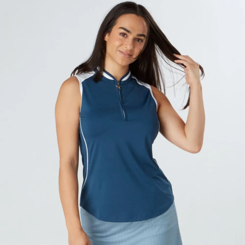 Swing Out Sister Golf Swing Out Sister Ladies Esme Sleeveless Golf Polo Shirt 7 Swing Out Sister Golf Swing Out Sister Ladies Esme Sleeveless Golf Polo Shirt - Image 7