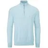 Oscar Jacobson Men's Waldorf Pin 1/2-Zip Golf Sweater