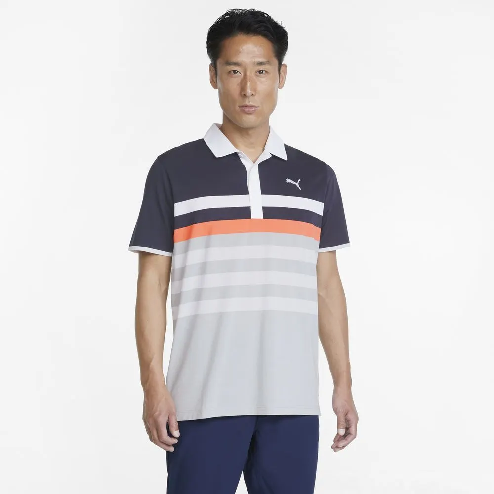 Puma Men's Cloudspun MATTR One Way Golf Polo Shirt 2 Puma Men's Cloudspun MATTR One Way Golf Polo Shirt - Image 2