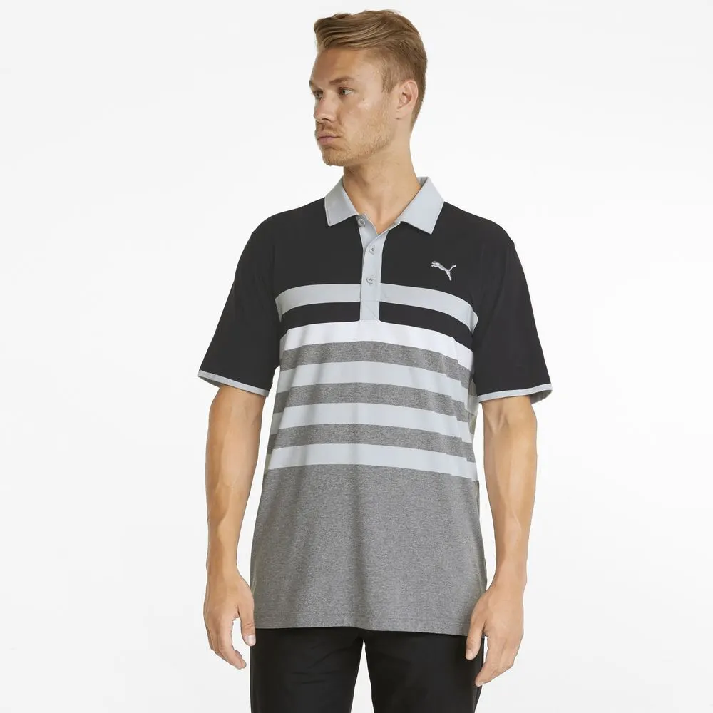 Puma Men's Cloudspun MATTR One Way Golf Polo Shirt 8 Puma Men's Cloudspun MATTR One Way Golf Polo Shirt - Image 8
