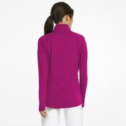 Puma Ladies Gamer 1/4-Zip Golf Midlayer -Clothing Shop 0078301 puma ladies gamer 14 zip golf midlayer