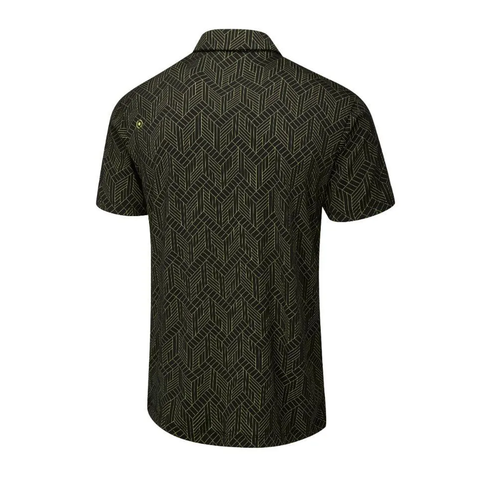 PING Apparel PING Men's Cubic Jacquard Golf Polo Shirt 4 PING Apparel PING Men's Cubic Jacquard Golf Polo Shirt - Image 4