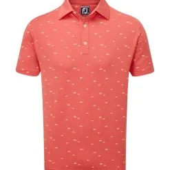FootJoy Men's School Of Fish Print Lisle Golf Polo Shirt 18 FootJoy Men's School Of Fish Print Lisle Golf Polo Shirt -Clothing Shop 0078855 footjoy mens school of fish print lisle golf polo shirt