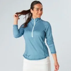 Swing Out Sister Golf Swing Out Sister Ladies Celeste 1/4-Zip Golf Midlayer -Clothing Shop 0079509 swing out sister ladies celeste 14 zip golf midlayer