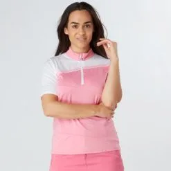 Swing Out Sister Golf Swing Out Sister Ladies Therese Block Cap Sleeve Golf Polo Shirt -Clothing Shop 0079676 swing out sister ladies therese block cap sleeve golf polo shirt