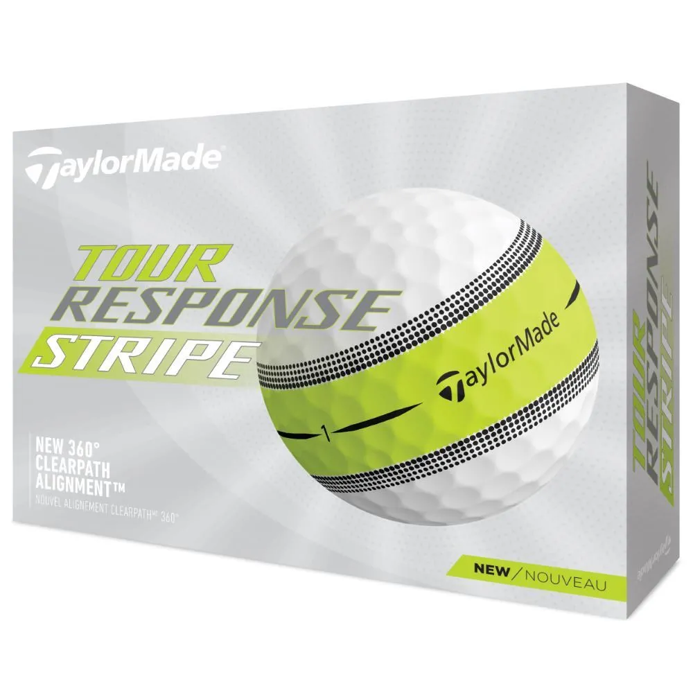TaylorMade Tour Response Stripe Golf Balls 1 TaylorMade Tour Response Stripe Golf Balls