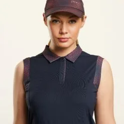 PING Apparel PING Ladies Evie Sleeveless Golf Polo Shirt -Clothing Shop 0080195 ping ladies evie sleeveless golf polo shirt