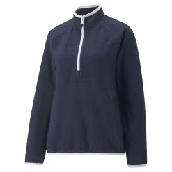 Puma Ladies Sherpa 1/4-Zip Golf Fleece