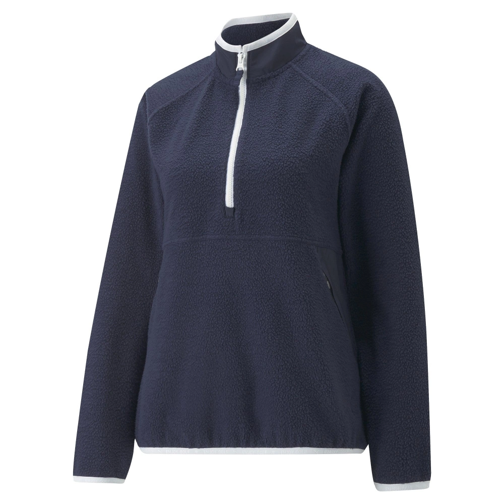 Puma Ladies Sherpa 1/4-Zip Golf Fleece 1 Puma Ladies Sherpa 1/4-Zip Golf Fleece