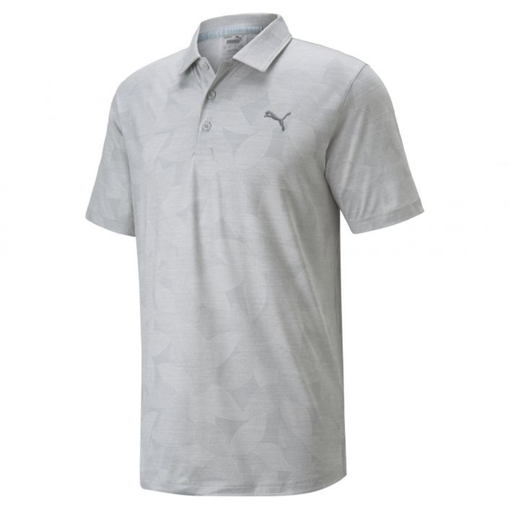 Puma Men's Cloudspun Leaflet Polo Shirt 3 Puma Men's Cloudspun Leaflet Polo Shirt - Image 3