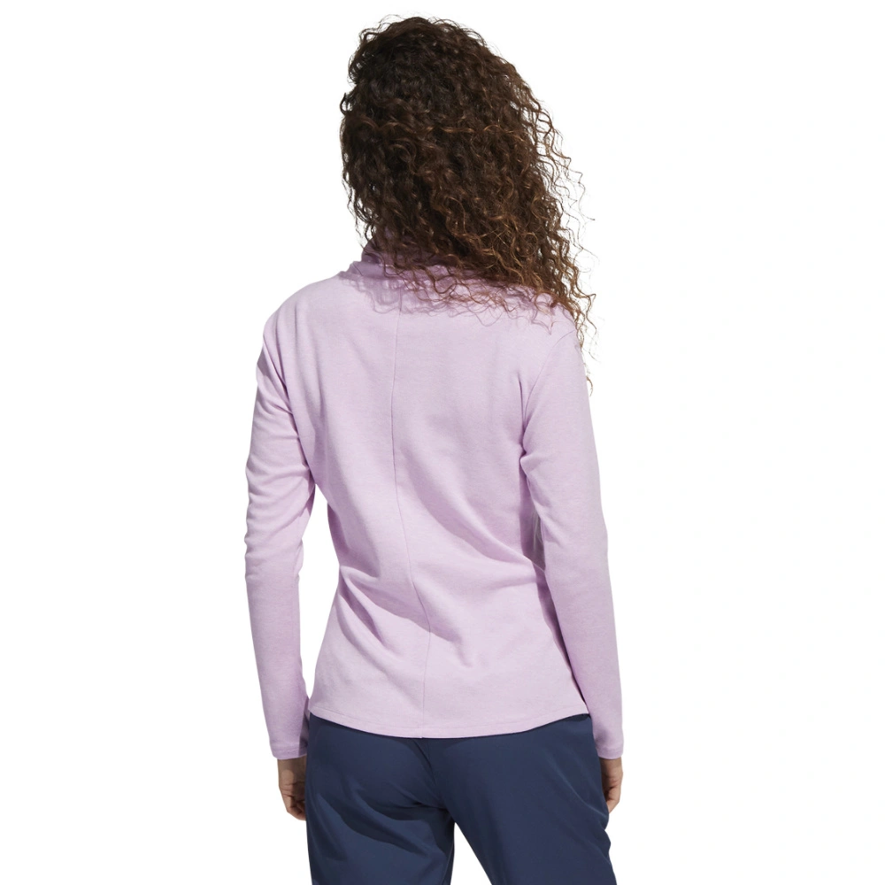 Adidas Ladies Melange High Mock Golf Pullover 6 Adidas Ladies Melange High Mock Golf Pullover - Image 6