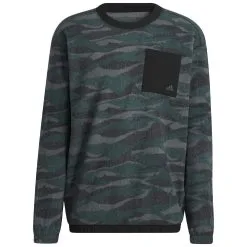 Adidas Men's Texture-Print Crew Golf Sweatshirt -Clothing Shop 0082349 adidas mens texture print crew golf sweatshirt