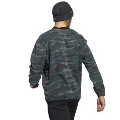 Adidas Men's Texture-Print Crew Golf Sweatshirt -Clothing Shop 0082351 adidas mens texture print crew golf sweatshirt