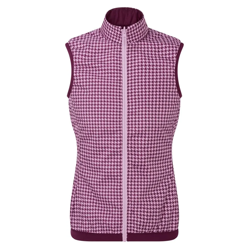 FootJoy Ladies Reversible Houndstooth Golf Vest 2 FootJoy Ladies Reversible Houndstooth Golf Vest - Image 2