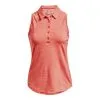 Under Armour Ladies Zinger Point Sleeveless Golf Polo Shirt
