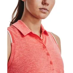 Under Armour Ladies Zinger Point Sleeveless Golf Polo Shirt -Clothing Shop 0082661 under armour ladies zinger point sleeveless golf polo shirt