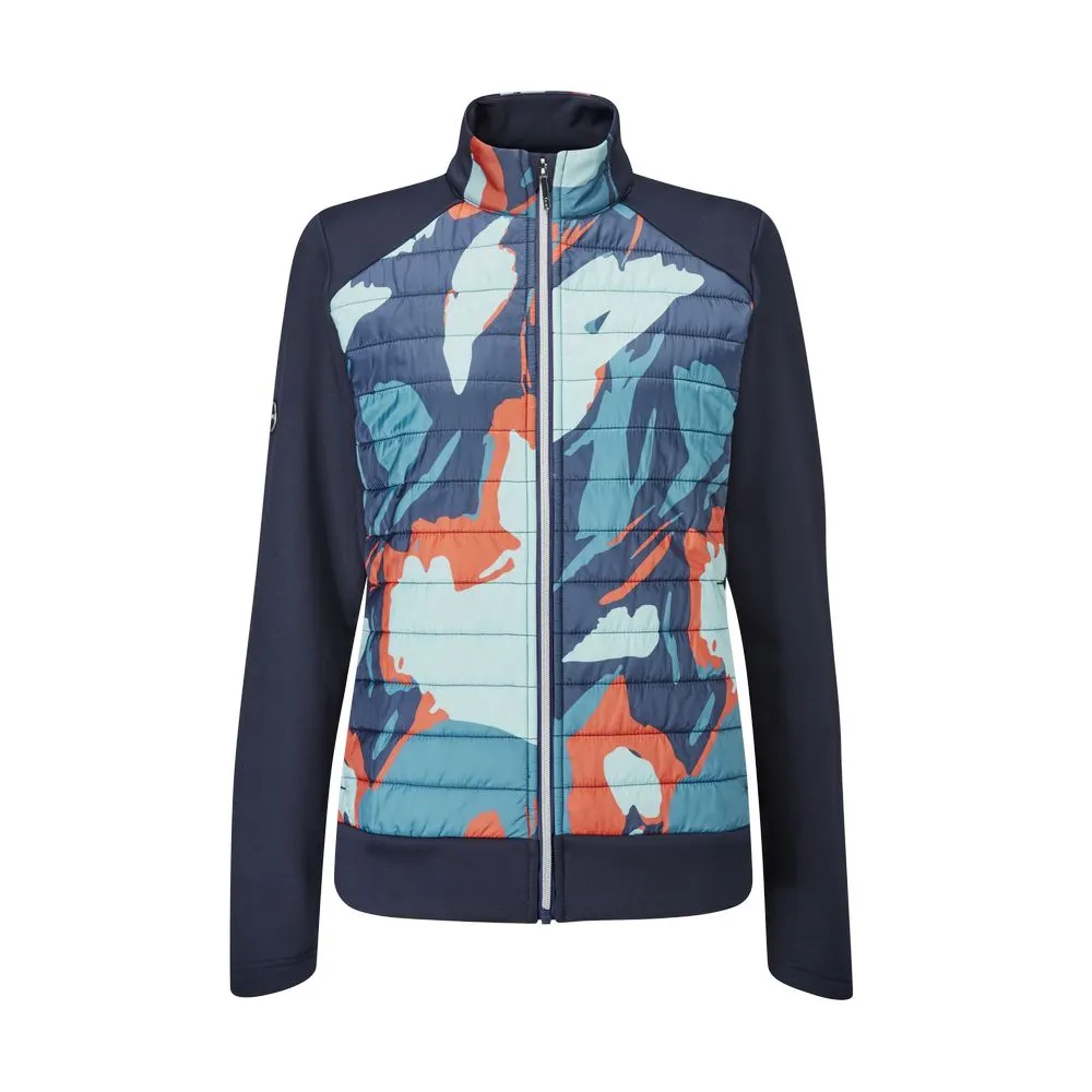 PING Apparel PING Ladies Pip Printed Hybrid Golf Jacket 1 PING Apparel PING Ladies Pip Printed Hybrid Golf Jacket