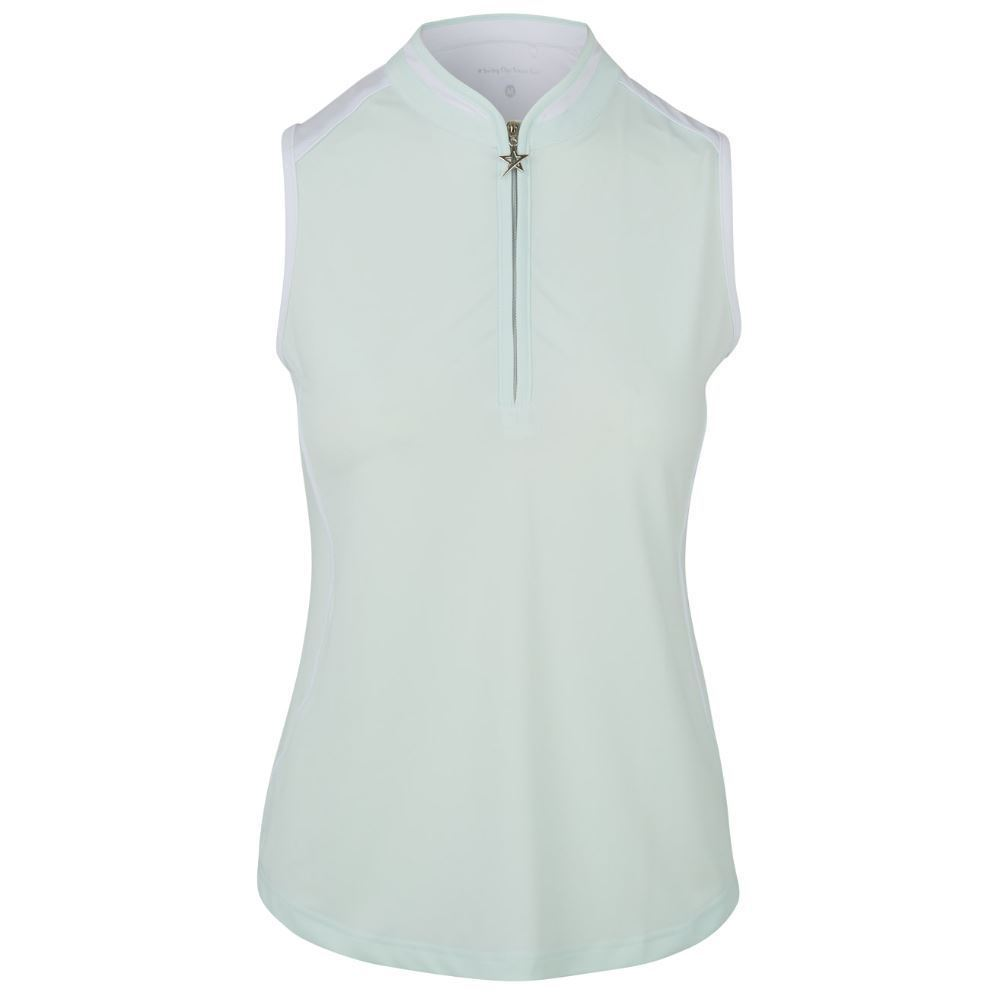 Swing Out Sister Golf Swing Out Sister Ladies Esme Sleeveless Golf Polo Shirt 2 Swing Out Sister Golf Swing Out Sister Ladies Esme Sleeveless Golf Polo Shirt - Image 2