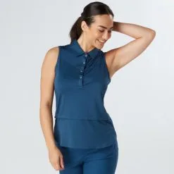 Swing Out Sister Golf Swing Out Sister Ladies Amelie Sleeveless Golf Polo Shirt -Clothing Shop 0084731 swing out sister ladies amelie sleeveless golf polo shirt